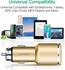 Ugreen USB Car Charger 2 Port Quick Charge 3.0 Car-Charger 4.8A Dual Fast Car Quick Charger for iPhone 6 5 Phone Samsung Xiaomi Gold,