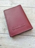 Dr.key Genuine Leather For Men - Bifold Card Wallets -2007-plain Red