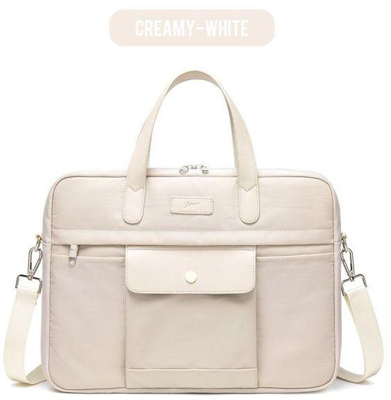 Notebook Briefcase For Macbook 13 14 15 16Inch Laptop Bag Case Women Shoulder Crossbody Bag vel Office Ladies Handbag