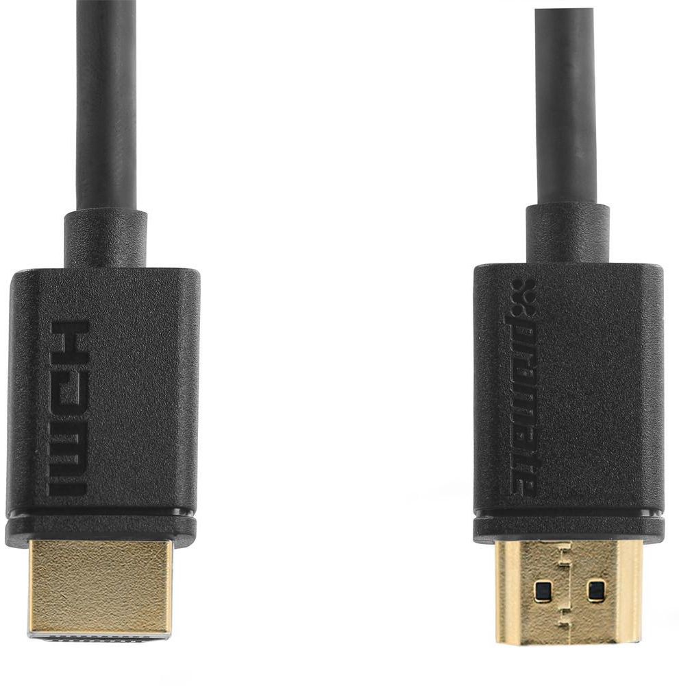 Promate linkMate-H1 24K Gold Plated HDMI Cable for LED TV Projector Set top Box Home Theater - Black