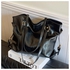 Fashion Ladies Handbags Women Shoulder Bags PU Leather Classic Tote Bag - Brown