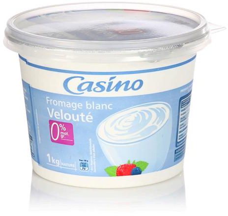 CASINO FROMAGE BLANC 0 % 1 kg