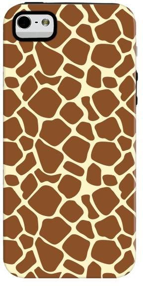 Stylizedd Dual Layer Tough Case Cover Matte Finish for Apple iPhone SE / 5 / 5S - Somali Giraffe Skin