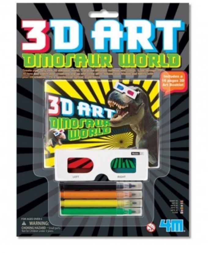 4M 3D Art Dinosaur World - 21 Pcs