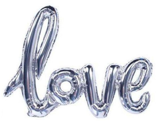 Love Foil Balloon - Silver