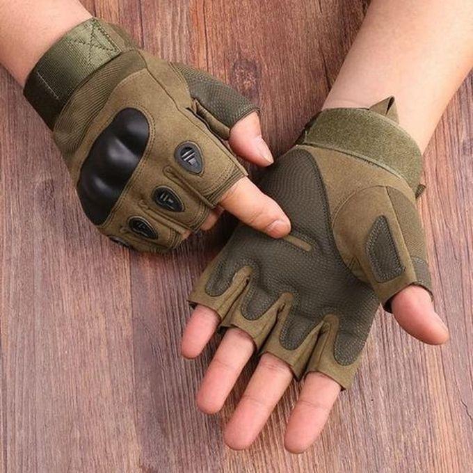 Training/Military/Cycling Tactical Bike Half Finger Gloves
