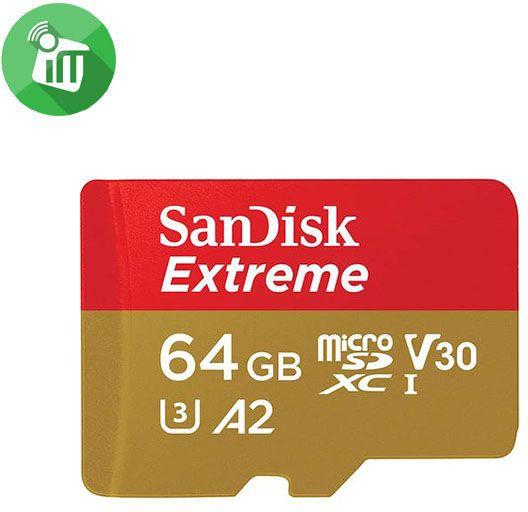 SanDisk Extreme 4K UHD 64GB microSDXC UHS-I Card 170/80MB/s