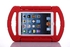 Steering Wheel Design Shockproof Eva Foam Handle Stand Case Cover for iPad mini Red color