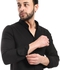 Andora Essential Plain Basic Long Sleeves Shirt - Black