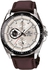 Casio Men's Beige Dial Leather Band Watch - EF-336L-7AVDF