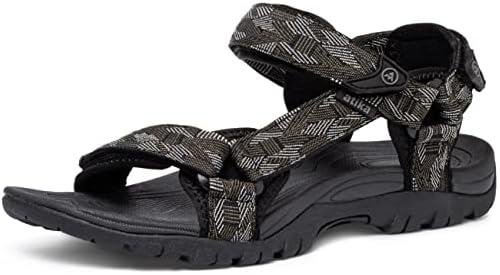 atika Women's Outdoor Hiking Sandals, Comfortable Summer Sport Sandals, Athletic Walking Water Shoes, Maya 2 Aztec Black, 9
