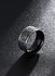 خاتم من معدن التيتانيوم بتصميم عتيق