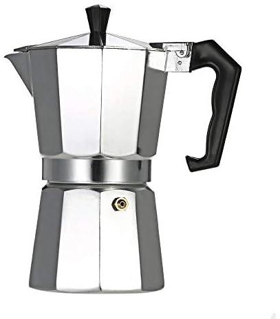 9-Cup Aluminum Espresso Percolator Coffee Stovetop Maker Mocha Pot for Use on Gas or Electric Stove_one year warranty