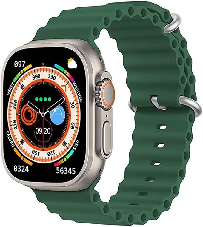 ساعة ذكية X8+ الترا الجديدة للرجال والنساء بأحدث التقنيات - اخضر