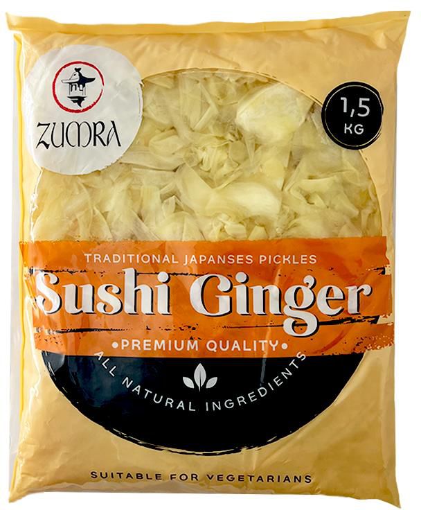 Zumra Premium Pickled White Ginger - 1.5 kg