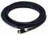MonoPrice 3032 12Ft Rg6 (18Awg) 75Ohm, Quad Shield, Cl2 Coaxial Cable With F Type Connector - Black