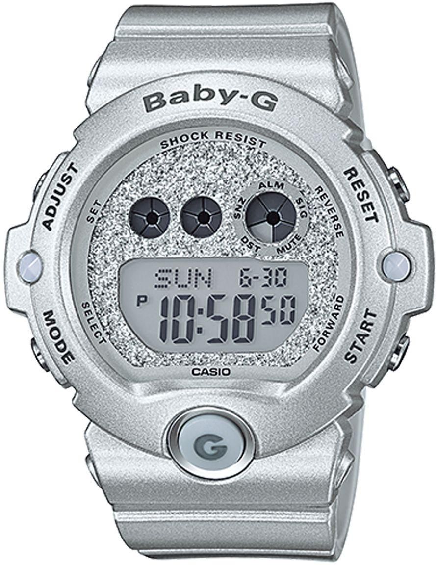 ساعة كاسيو بيبي جي رقمية للنساء بسوار من الراتنج - BG-6900SG-8