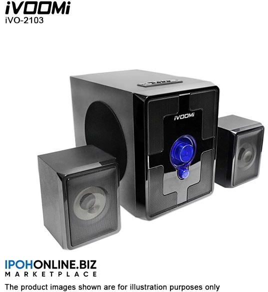 iVOOMi iVO-2103 Computer Multimedia Speaker 2.1 40W Remote Control FM Bluetooth Speaker