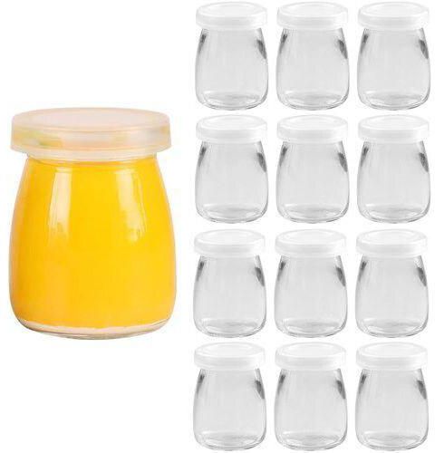 FUFU Glass Jar Container with Lid - 100ml