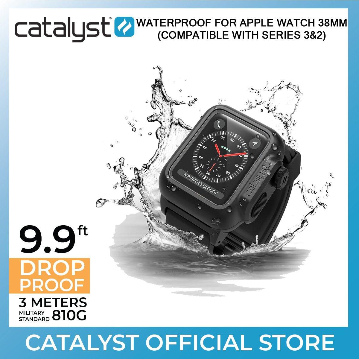 Waterproof Case For Apple Watch Series 3/2 - 38MM (Black)