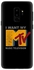 غطاء حماية من سلسلة سناب كلاسيك بطبعة عبارة " I Want My MTV" لهاتف سامسونج جالاكسي S9 بلس أسود/ أصفر/ أحمر