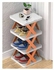 5-layer shoe rack, easy to store, long vertical shelf on a ledge, you can install your own shoe organizer for the entrance (multiple colors)