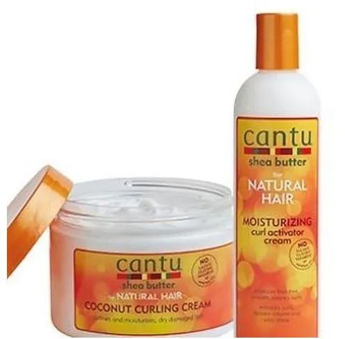 Cantu Coconut Curling Cream + Moisturizing Curl Activator Cream
