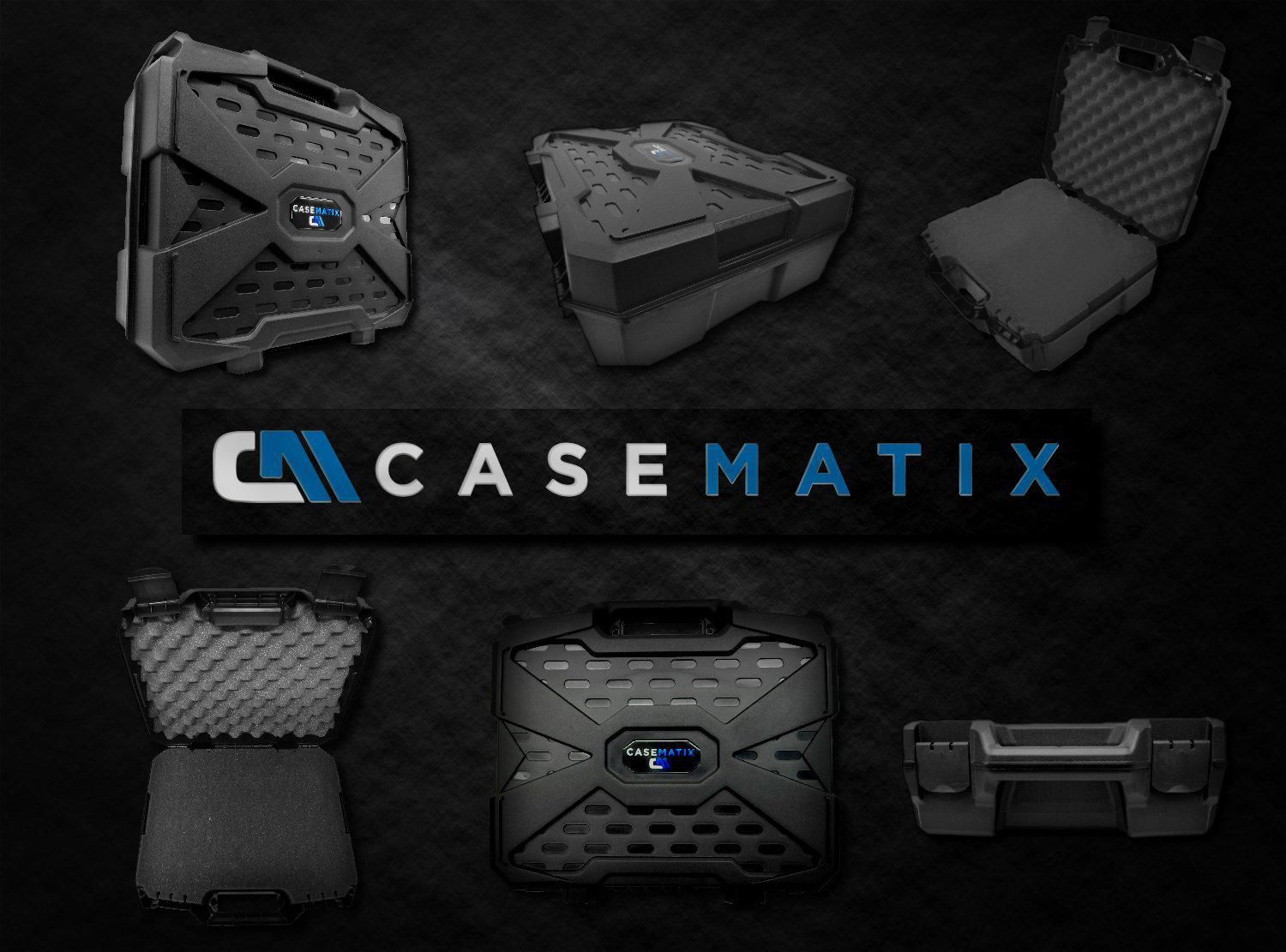 CASEMATIX TOUGH-XL حقيبة سفر وتخزين بجسم صلب