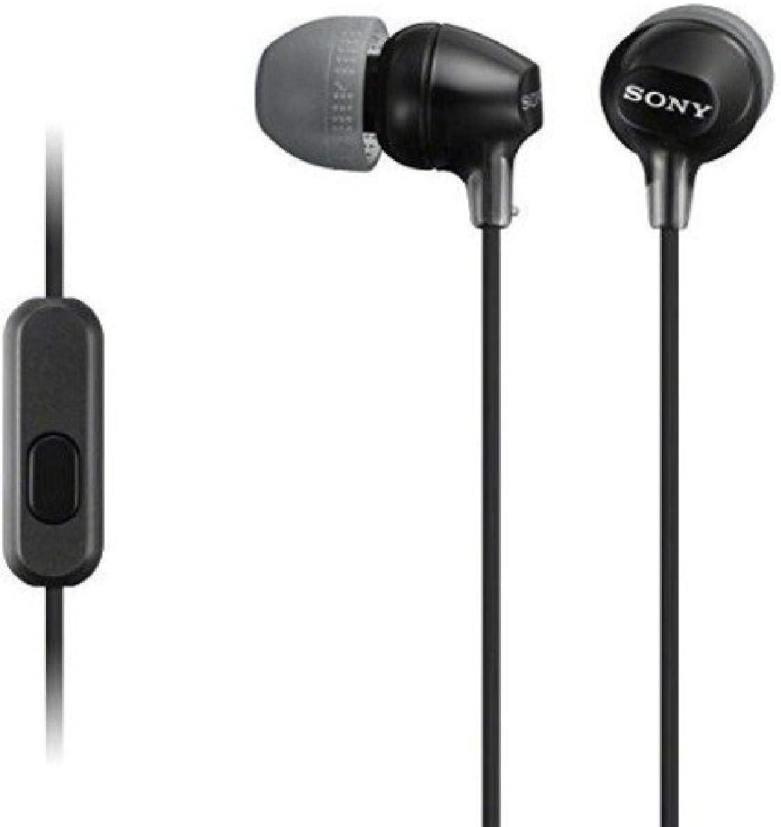Sony MDR-EX15AP In-Ear Headphones - Black - Local Warranty