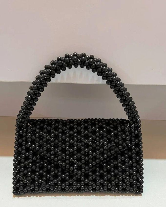 Women's Top Handle bag - Color: Black.