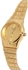 Casual Watch for Women by Accurate, Gold, Round, ALQ1806