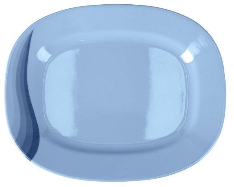 Royalford Melamine Oval Plate Blue 14inch