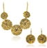 Mysmar Stylish Yellow Gold Plated Necklace Set [MM498]