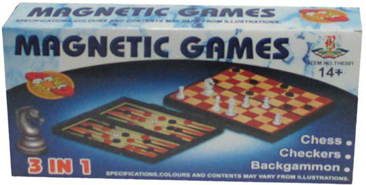 Magnetic Plastic Chess Game - Multicolor