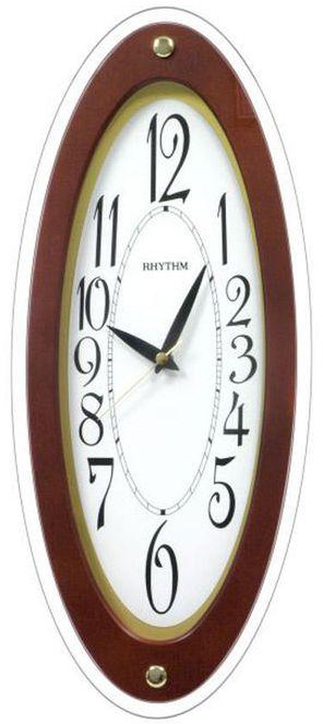Rythm CMG994NR06 Wall Clock - Brown