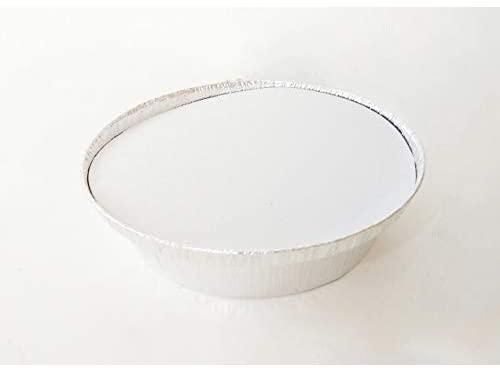 Circle Foil Plates with Covers (5 Pieces)