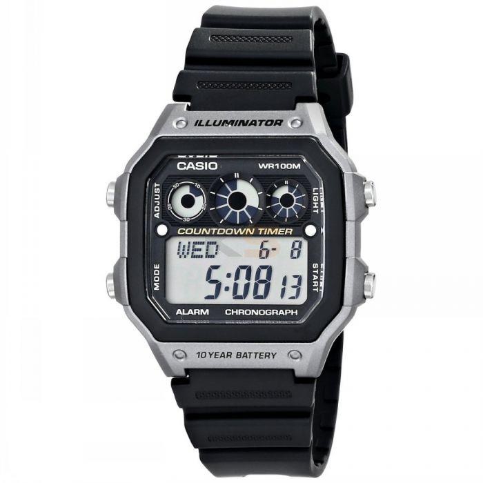 Casio AE-1300WH Men's Digital Dial Black Resin Band Watch