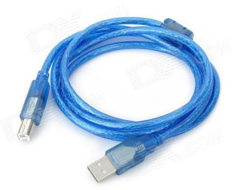 Generic Universal USB Printer Cable 1.5M Blue