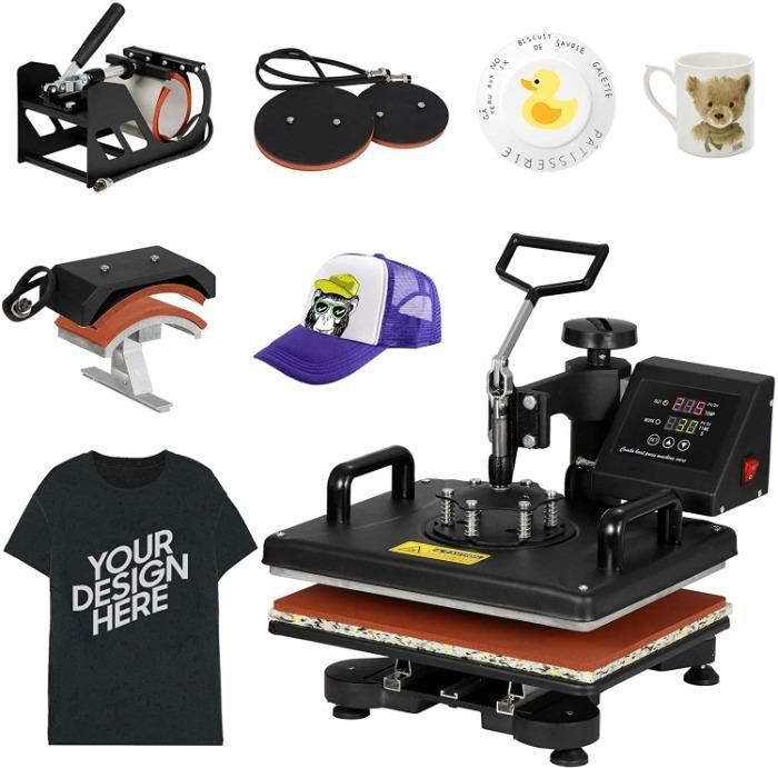 5 In 1 Sublimation Heat Transfer Machine..
