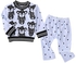 Baby's 2 Pieces Pants Set Fashion Long Sleeve Patchwork Loose Pants Set