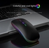 Classic Led Gaming Rechargeable Wireless Mouse- Black