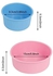 hugttt 4Pcs Silicone Cake Mould Round Cake Pan Set Non-Stick Baking Molds Bakeware Tray for Birthday Party Wedding Anniversary, 4 Inch and 6 Inch
