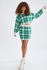 Defacto Elasticated Waist Check Patterned Mini Skirt
