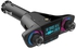 Wireless Bluetooth FM Hands-Free Calling Car MP3 Charge Dual-Head Double Knob Cool Light Big Display 2 USB Transmitter