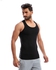 Cottonil Solid Sleeveless Stretch Under Shirt - For Men Black