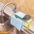 Naor Kitchen Faucet Rack, Stainless Steel Faucet Shelf, Sink Caddy Sponge Holder Drain Storage Rack Adjustable Bathing Soap Brush Hanging Rack (Single Layer)