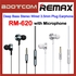 Remax RM-620 Deep Bass Stereo Wired 3.5mm Plug Earphone with Microphone