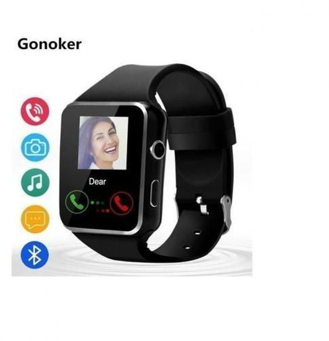 Sleek Smart X6 Smartwatch For Android & Iphone- Black