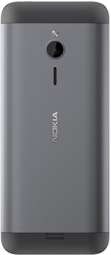 Nokia 230 Dual Sim - 2.8 Inch, 16MB RAM, GSM, Dark Silver