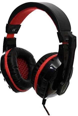Panther gaming headset - black*red, Wired Headphones Headset